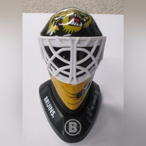 1996 McDonalds Mini Goalie Helmet Display Boston Bruins Bill Ranford #30